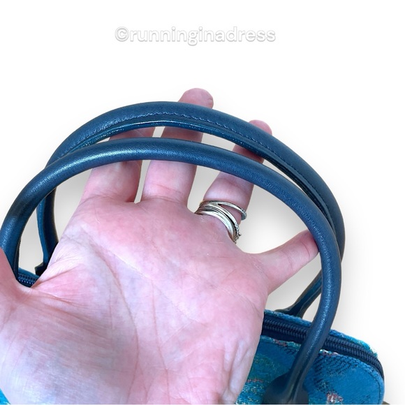 Royal Tapisserie Woven Monet's Nymphéas Water Lilies Print Tapestry Bag - Picture 13 of 14